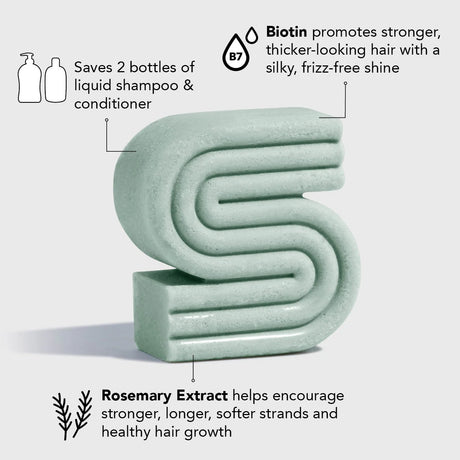 Kitsch Rosemarin & Biotin Volumizing Solid Shampoo