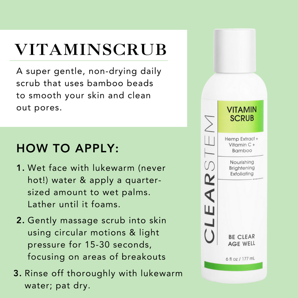 VITAMINSCRUB Antioxidant-Infused Skrubberens fra ClearStem